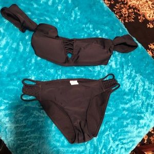 Black bikini by Hollister.